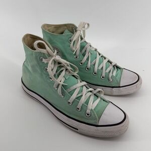 Converse Chuck Taylor All Star High Top Mint Green Canvas Sneakers Men 7 Women 9